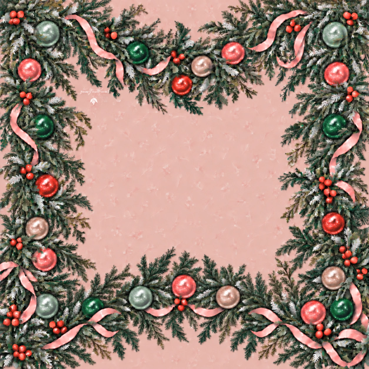 Christmas Mat - 20.72oz Pebble Leatherette