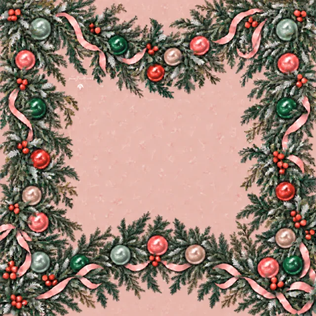 Christmas Mat - 20.72oz Pebble Leatherette