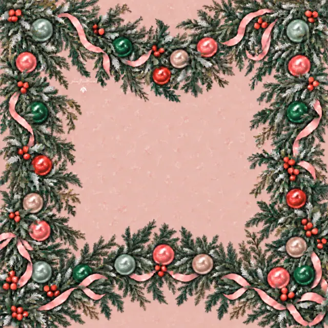 Christmas Mat - 17.7oz Leatherette