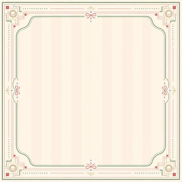 Soft Classic Ivory Jade Blush premium Mahjong mat with delicate blush and jade border